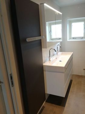 Wasbak zijaanzicht